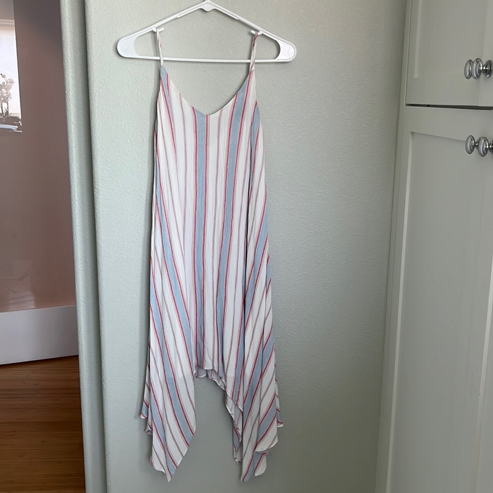 Aqua stripped dress - red white and blue. Size xs. 10//10 condition
